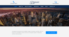 Desktop Screenshot of prizant-law.com
